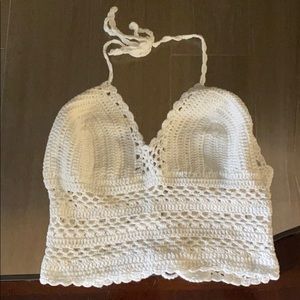 Crochet crop top